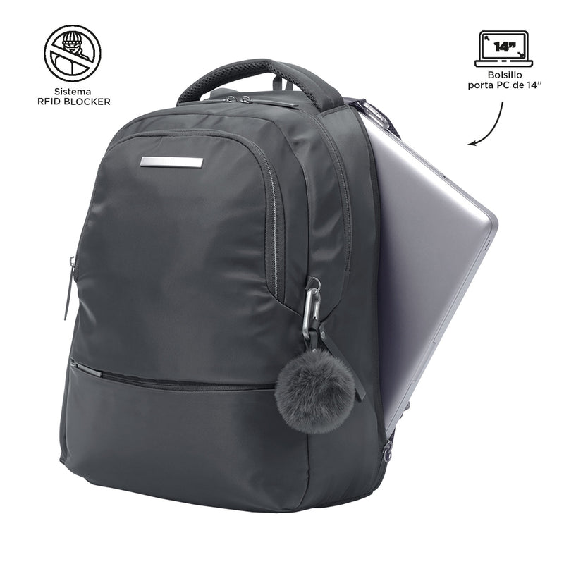 Morral Ejecutivo Porta PC 14" Adelaide 2 2.0 Gris Mujer