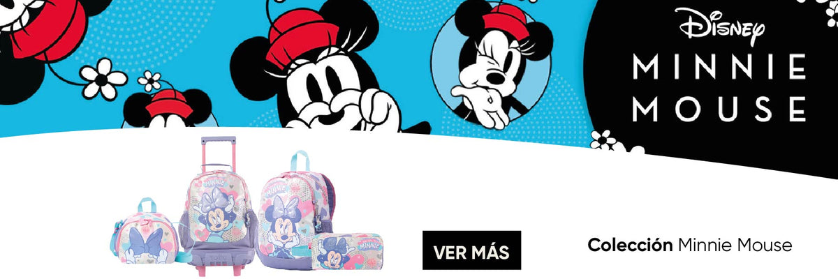 Colección de mochilas de mickey y Minnie mouse, para niñas y niños