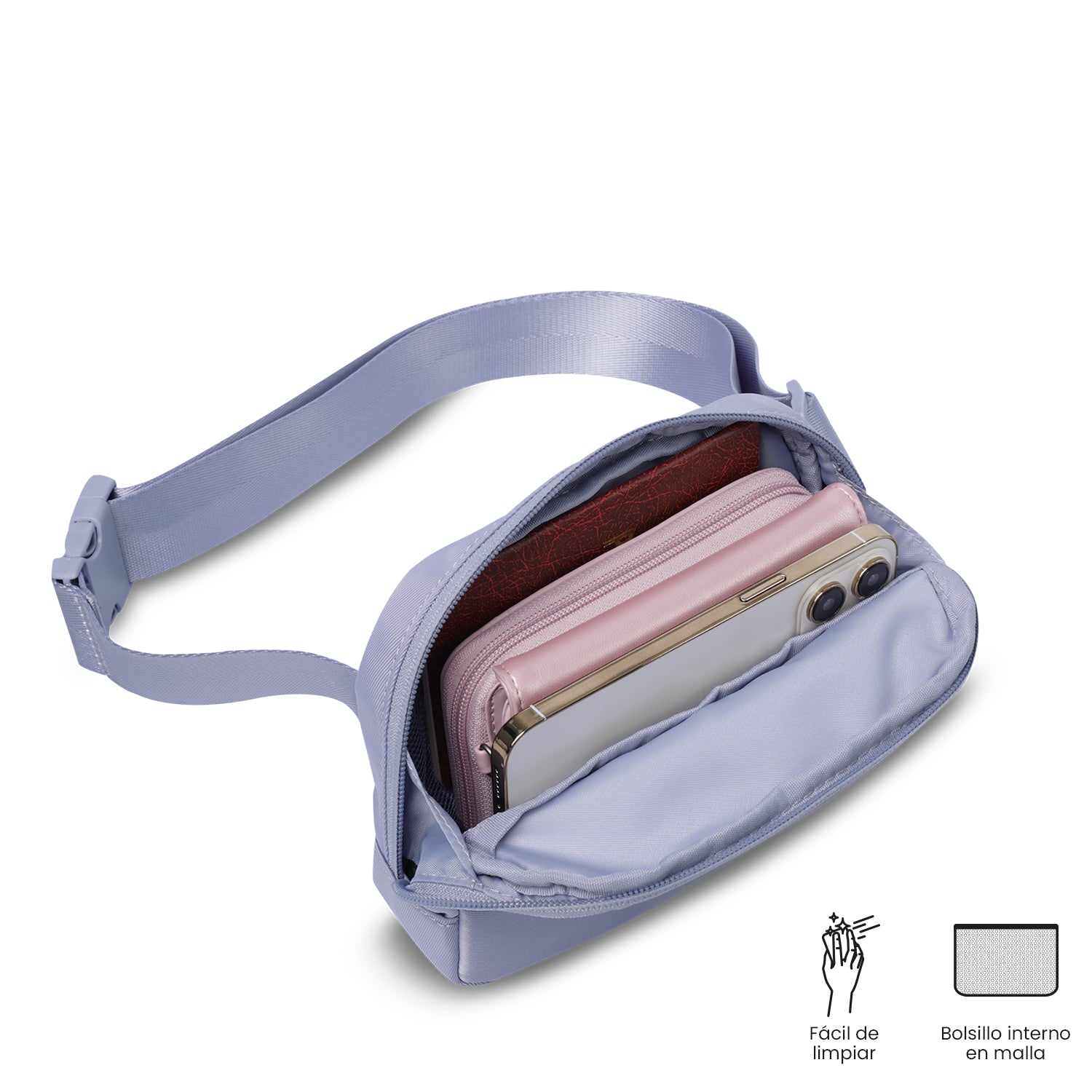 Riñonera para Mujer Freya color Morada