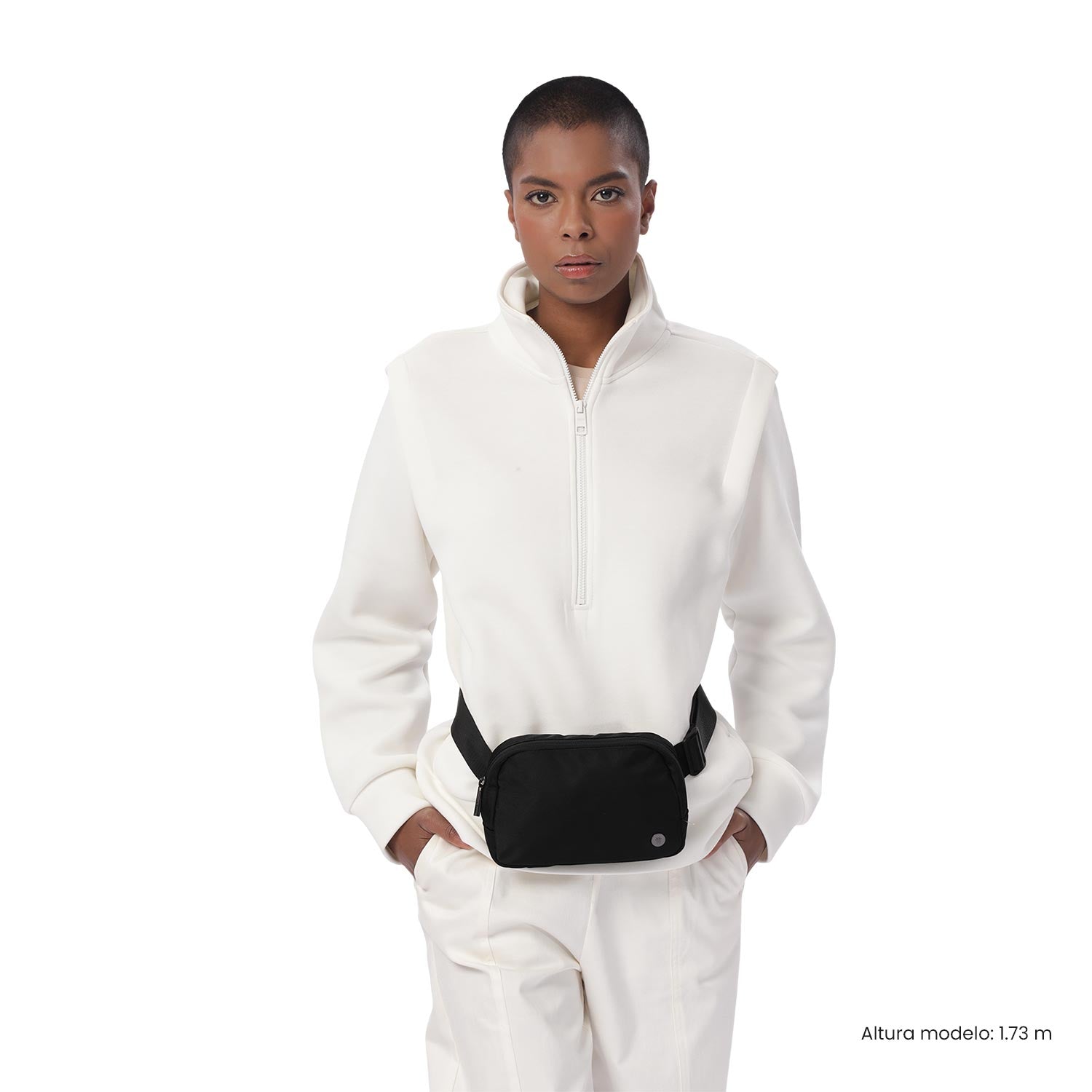 Riñonera Mujer Freya Pequeña color Negro