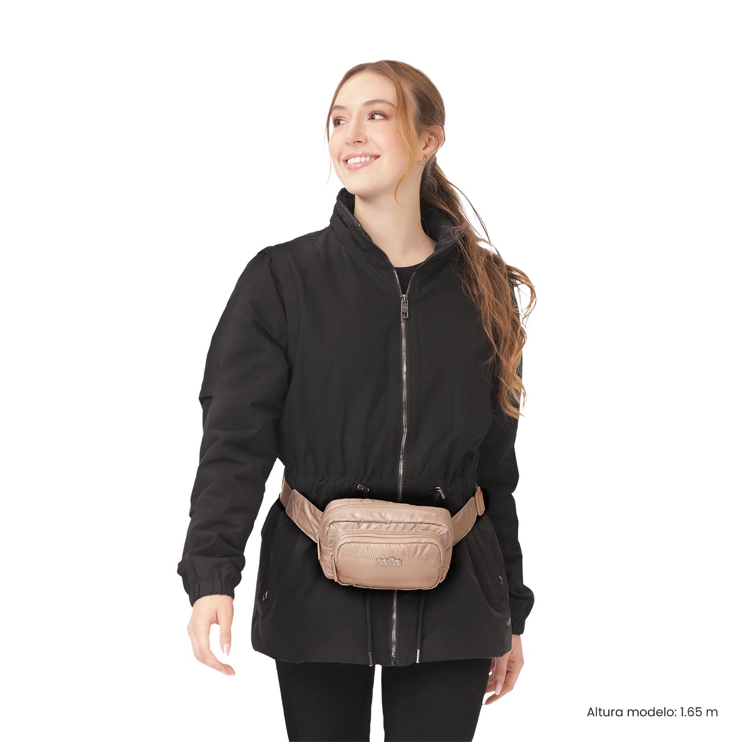 Canguro para Mujer Moxi Mediano color Negro – Totto Panamá