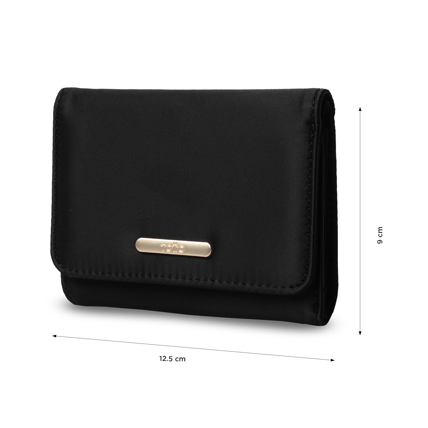 Billetera Mujer Bel 2.0 Mediana con RFID Blocker Negra