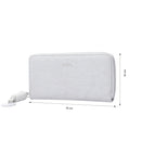 BILLETERA BOW - Color: gris