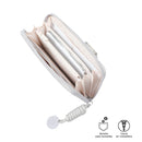 BILLETERA BOW - Color: gris