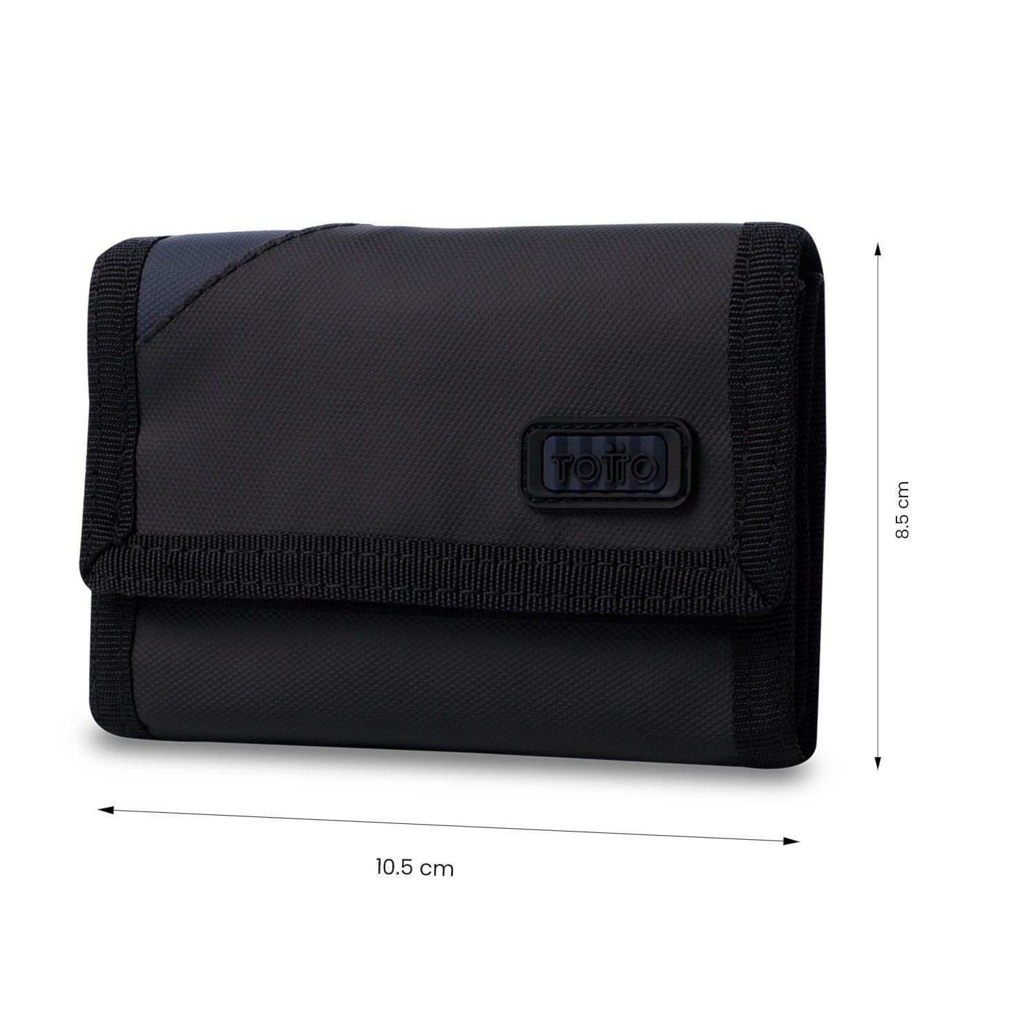 Billetera Hombre Contrast Grande con RFID Blocker Negra