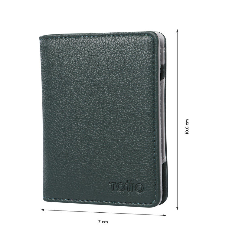 Billetera Slimmy Tipo Agenda Color: Verde