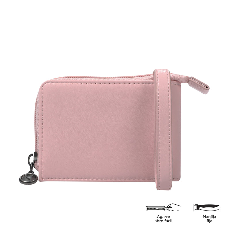 BILLETERA STYLE MET - color: rosado