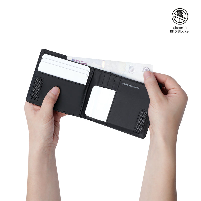 Billetera para Hombre Dagoba 3.0 con RFID Blocker Negra
