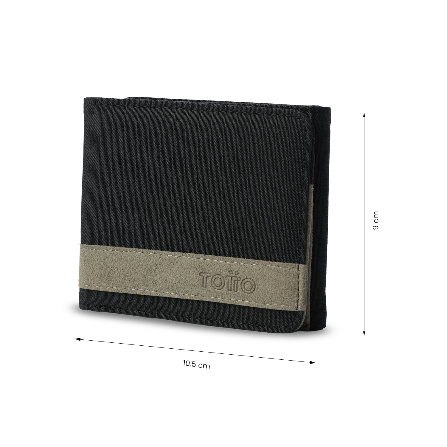 Billetera Hombre Lad Grande con RFID Blocker Negra