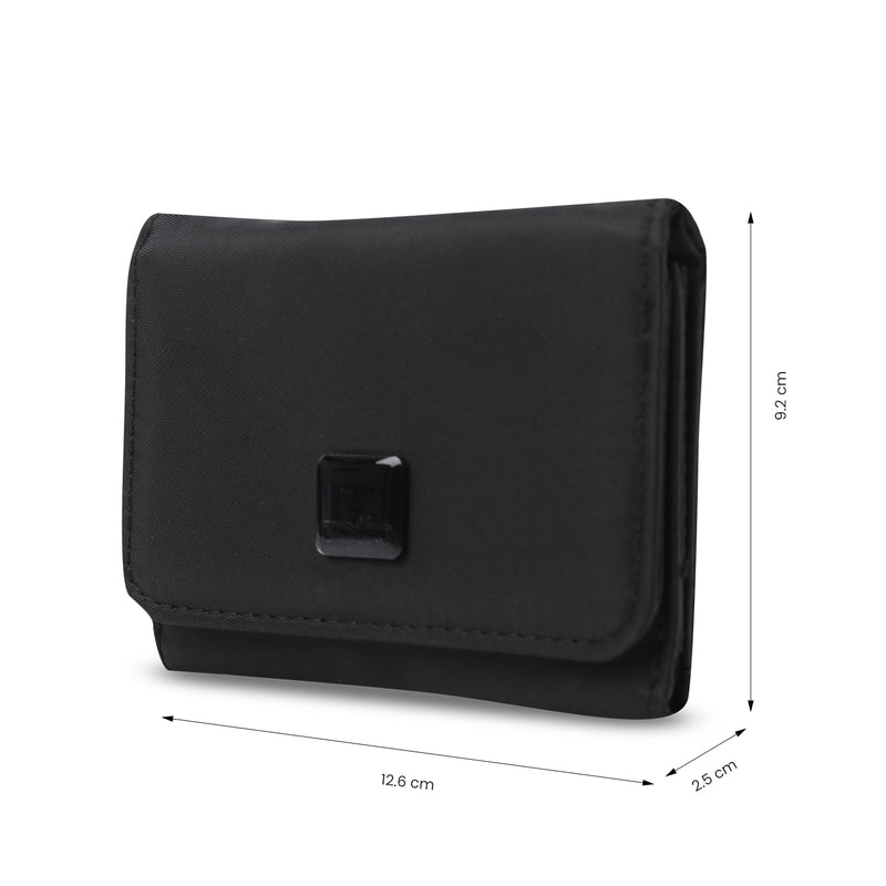 Billetera para Mujer Roxanne con RFID Blocker Negra