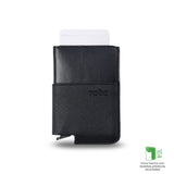 Porta documentos Saffiano Tar con RFID Blocker Negro