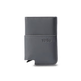 Portadocumentos Inteligente Saffiano con RFID Blocker Negro