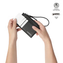 Portadocumentos Smooth con RFID Blocker Azul