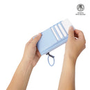 Portadocumentos Smooth con RFID Blocker Azul