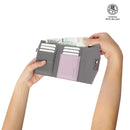 Billetera Smooth Ney con RFID Blocker Rosada