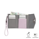 Billetera Smooth Ney con RFID Blocker Rosada