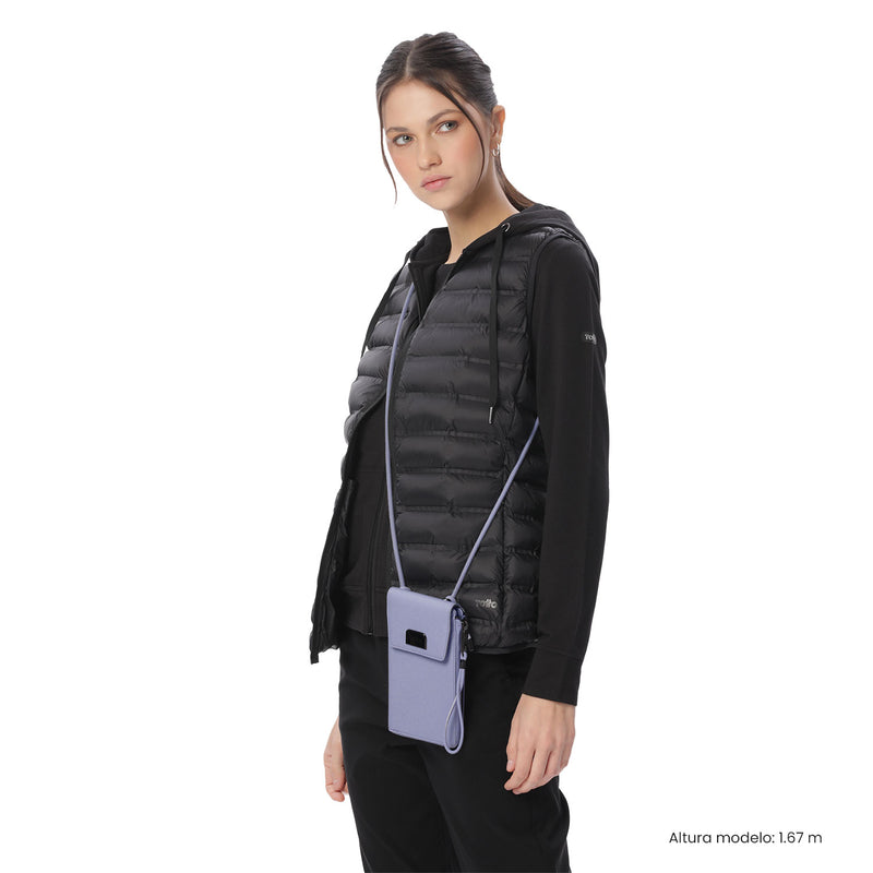 'Portacelular Smooth para Mujer con RFID Blocker Morado