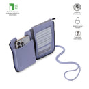 'Portacelular Smooth para Mujer con RFID Blocker Morado