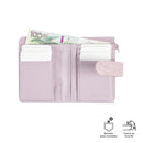 Billetera Texture Dull con RFID Blocker Rosada