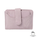 Billetera Texture Dull con RFID Blocker Rosada