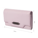 Billetera Toscana con RFID Blocker Rosada