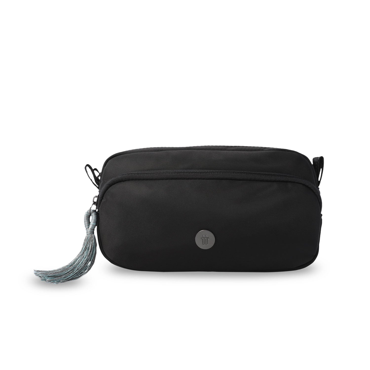 Cosmetiquera Multiuso Corneana Grande Negra/Verde