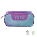 Cartuchera Multiuso Sobre Glitter Azul