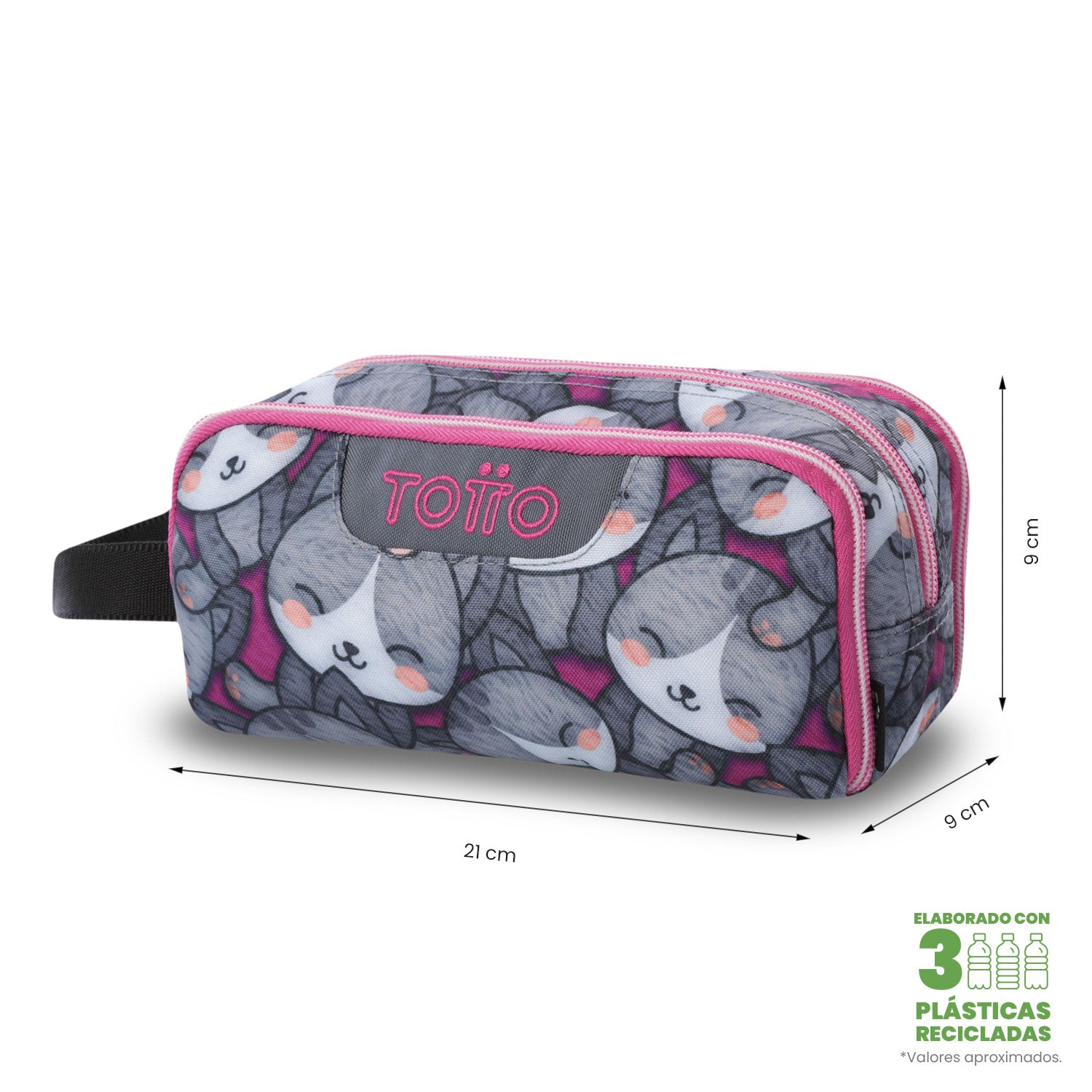 Cartuchera Multiuso Agapec Gris