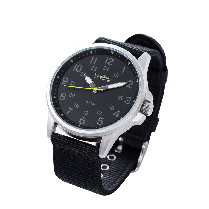 RELOJ ANALOGO TICKER - color: negro