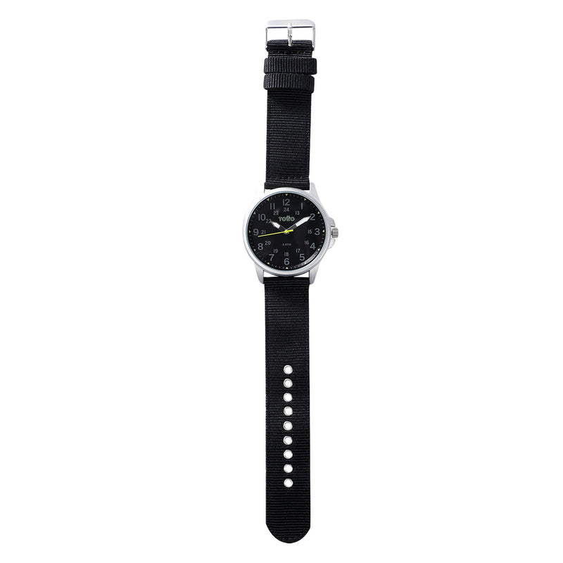 RELOJ ANALOGO TICKER - color: negro