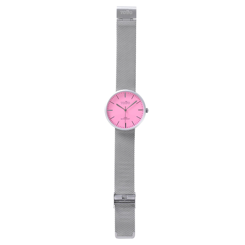 RELOJ ANALOGO KAIRA - color: plateado