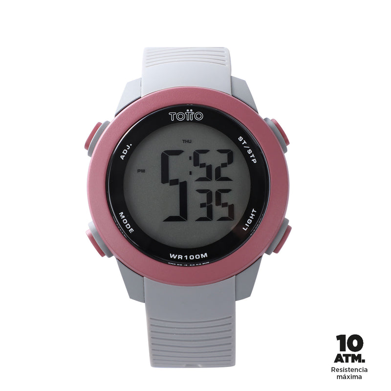 RELOJ DIGITAL CHRON - color: gris