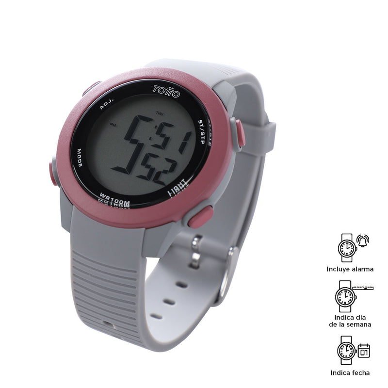 RELOJ DIGITAL CHRON - color: gris