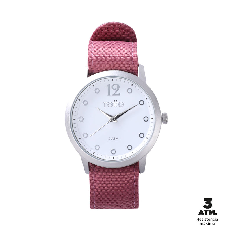 RELOJ ANALOGO ROUSE - color: rosado