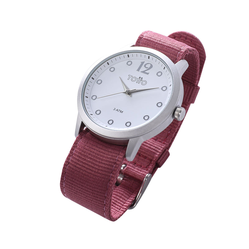 RELOJ ANALOGO ROUSE - color: rosado