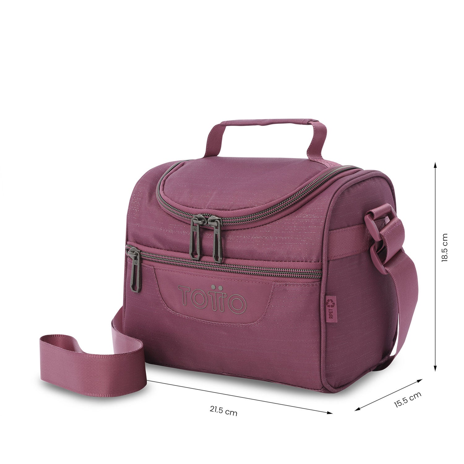 Lonchera Térmica para Mujer Pizarra Neo Mediana Rosada