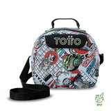 Lonchera Térmica para Hombre Borrador Mediano Gris