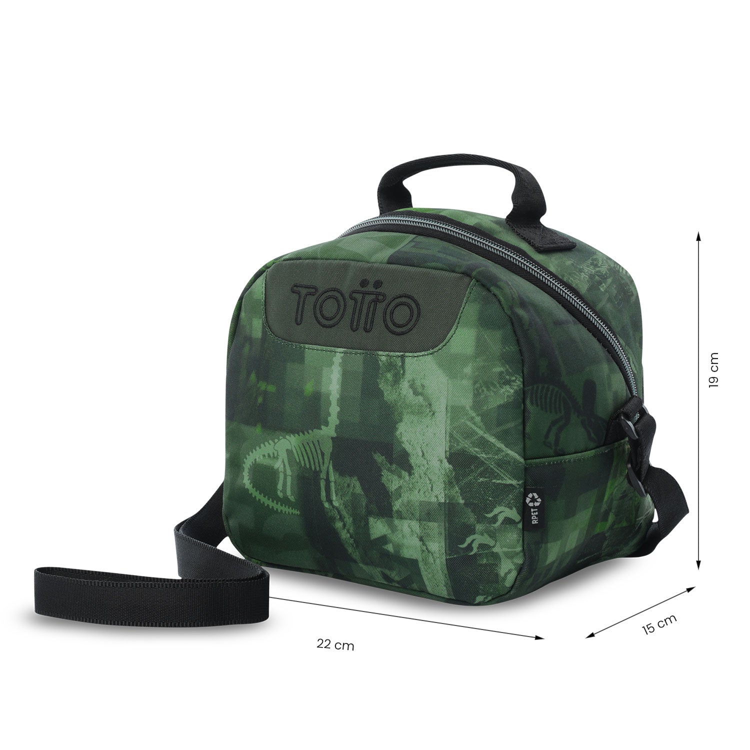 Lonchera Térmica para Hombre Borrador Mediano Verde