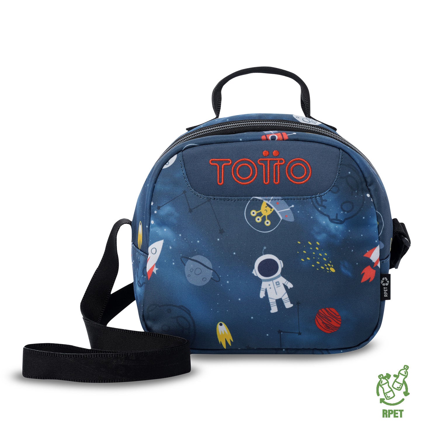 Lonchera Térmica para Hombre Borrador Mediano Azul