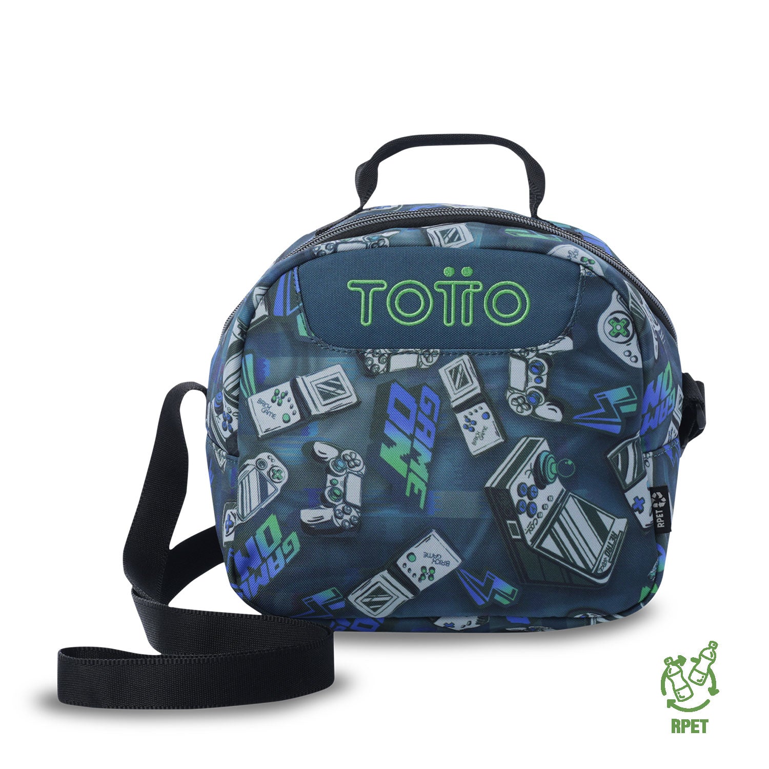 Lonchera Térmica para Hombre Borrador Mediano Azul