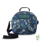 Lonchera Térmica para Hombre Borrador Mediano Azul