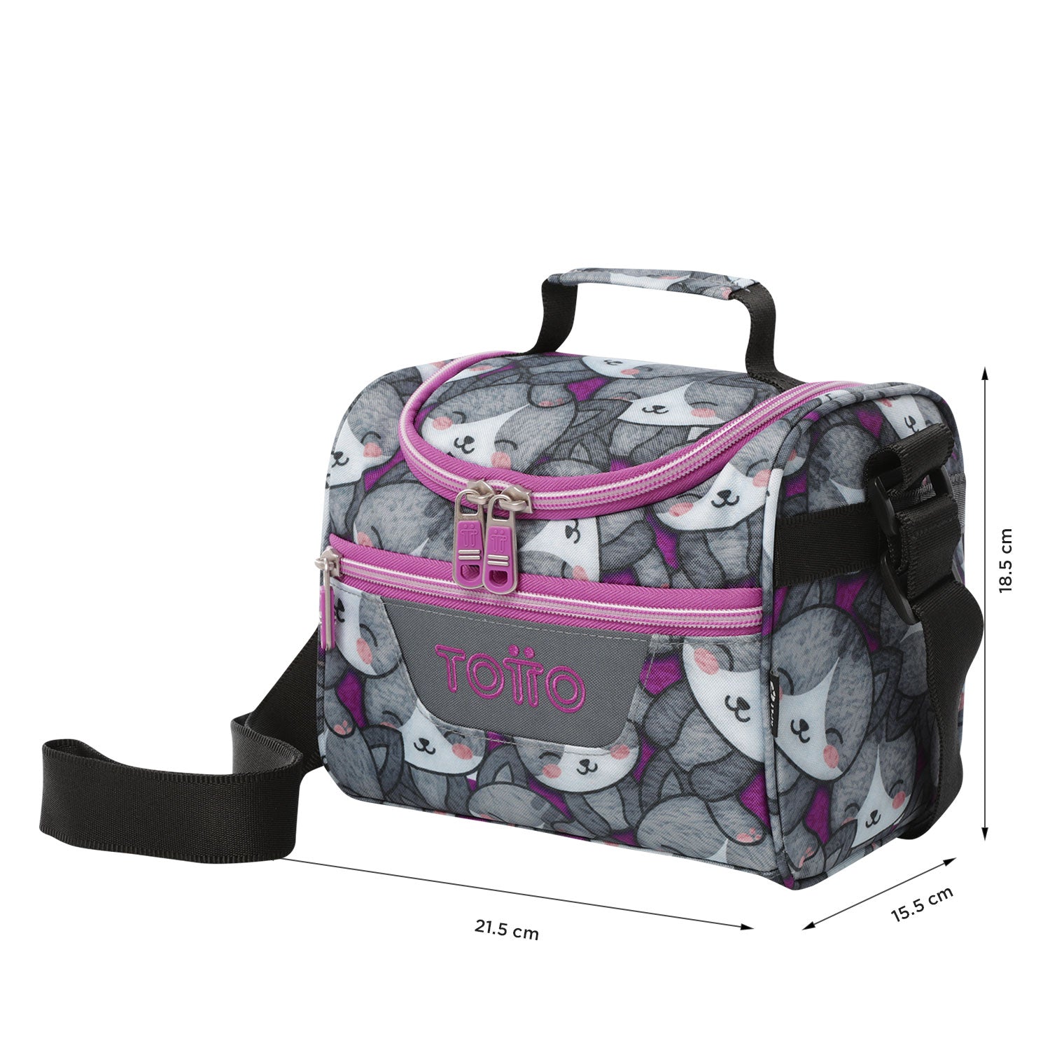 Lonchera Térmica Pizarra Gris