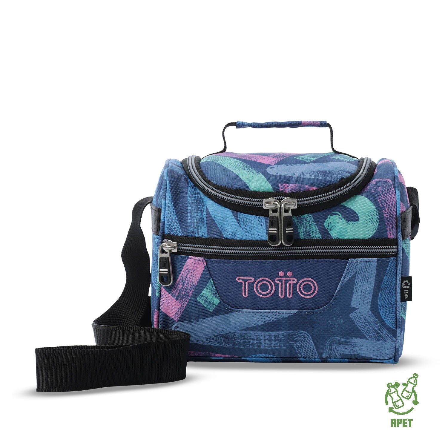 Lonchera Térmica para Mujer Pizarra Mediano Azul