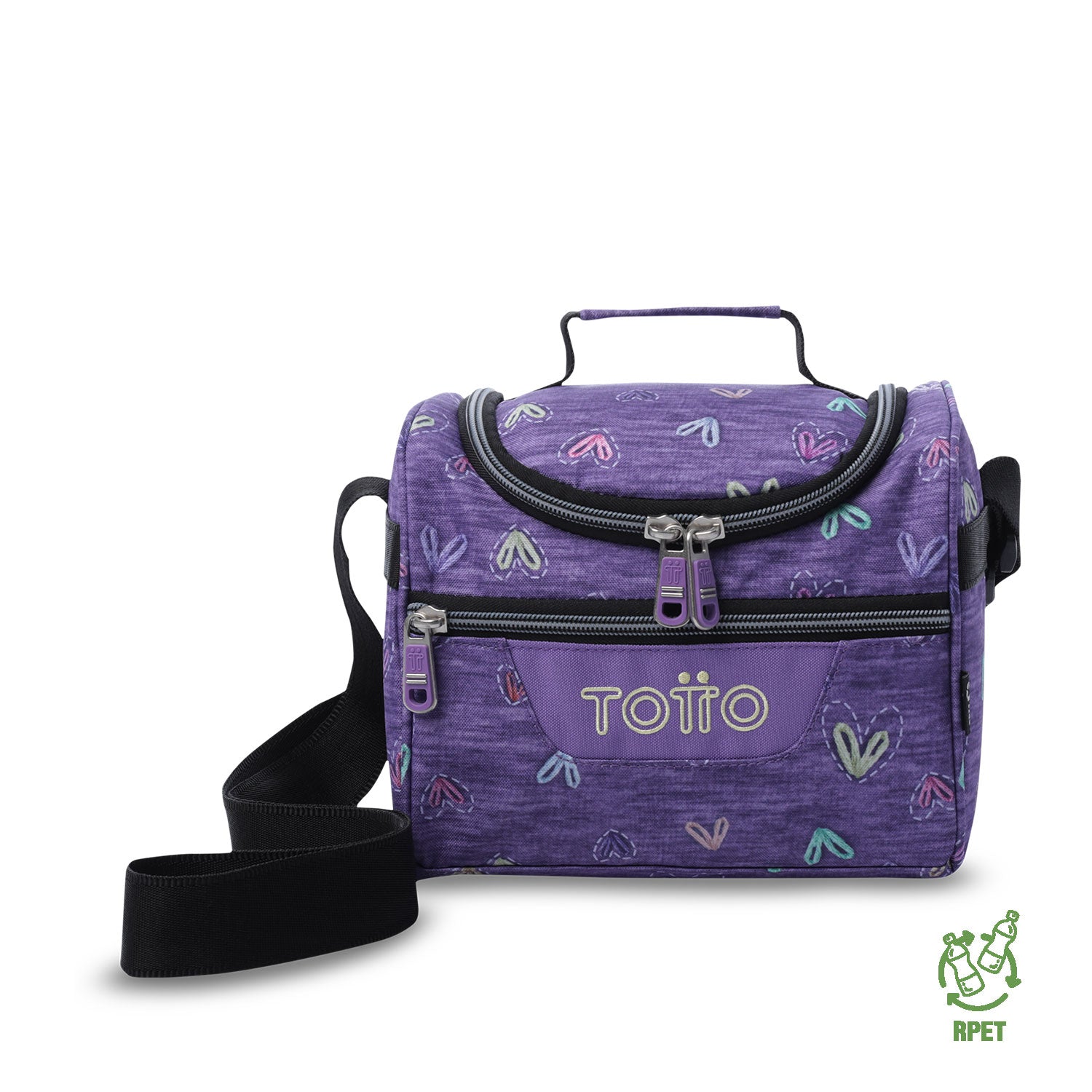 Lonchera Térmica para Mujer Pizarra Mediano Morada