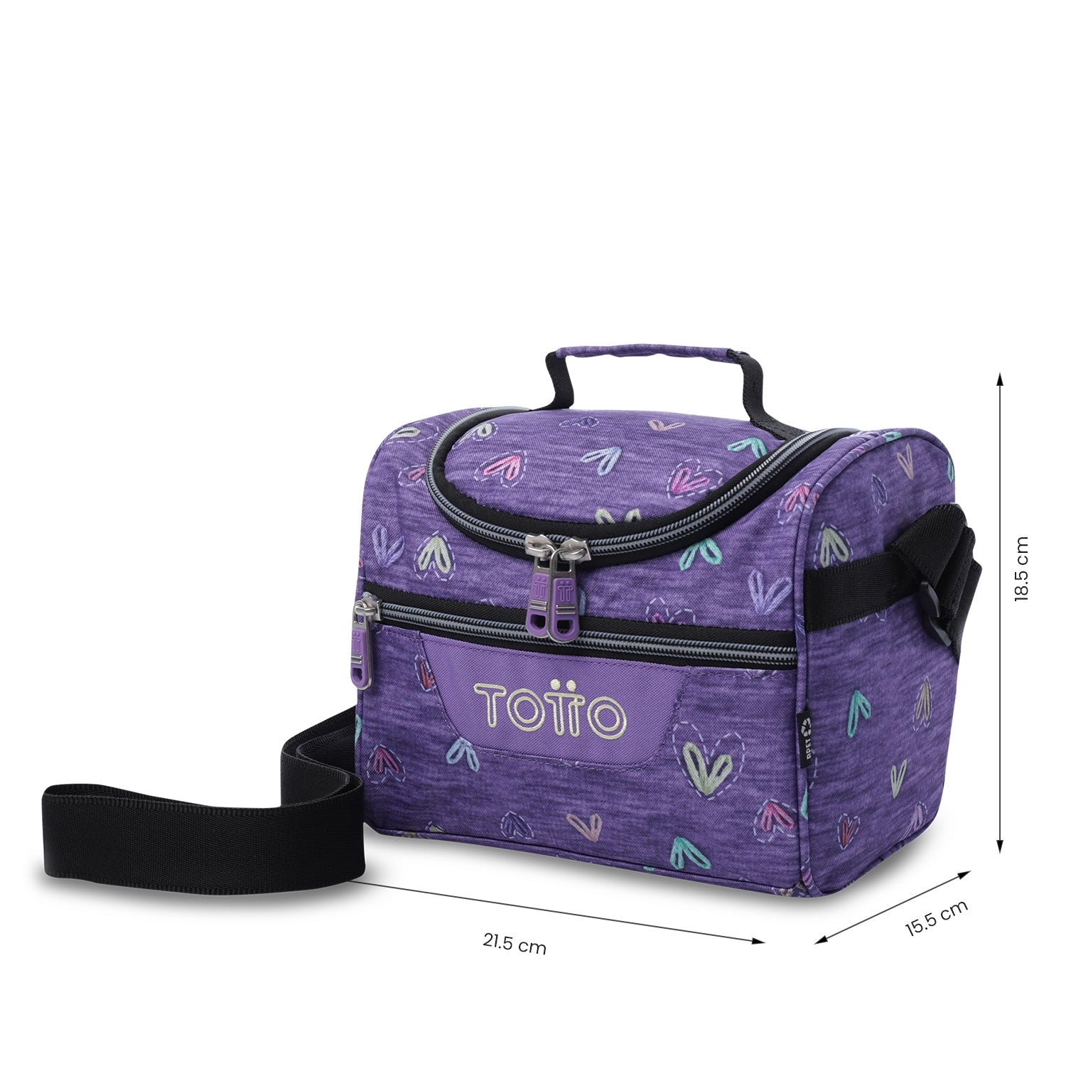 Lonchera Térmica para Mujer Pizarra Mediano Morada