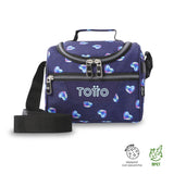 Lonchera Térmica para Mujer Pizarra Glitter Mediana Azul