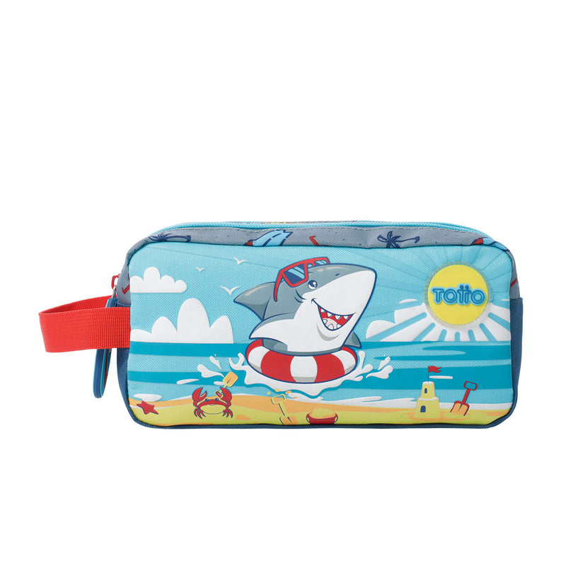 Cartuchera escolar Little Surfer Gris