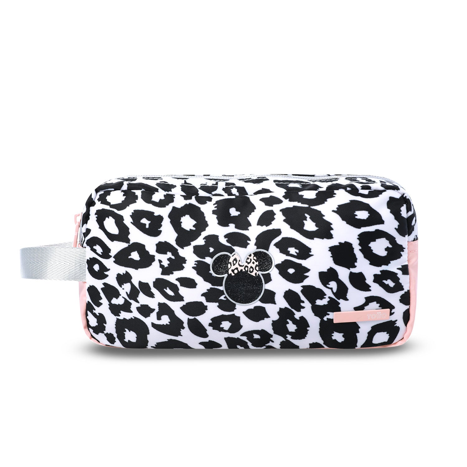 Cartuchera Escolar Grande para Niña 2 Cuerpos Minnie Be You Blanca