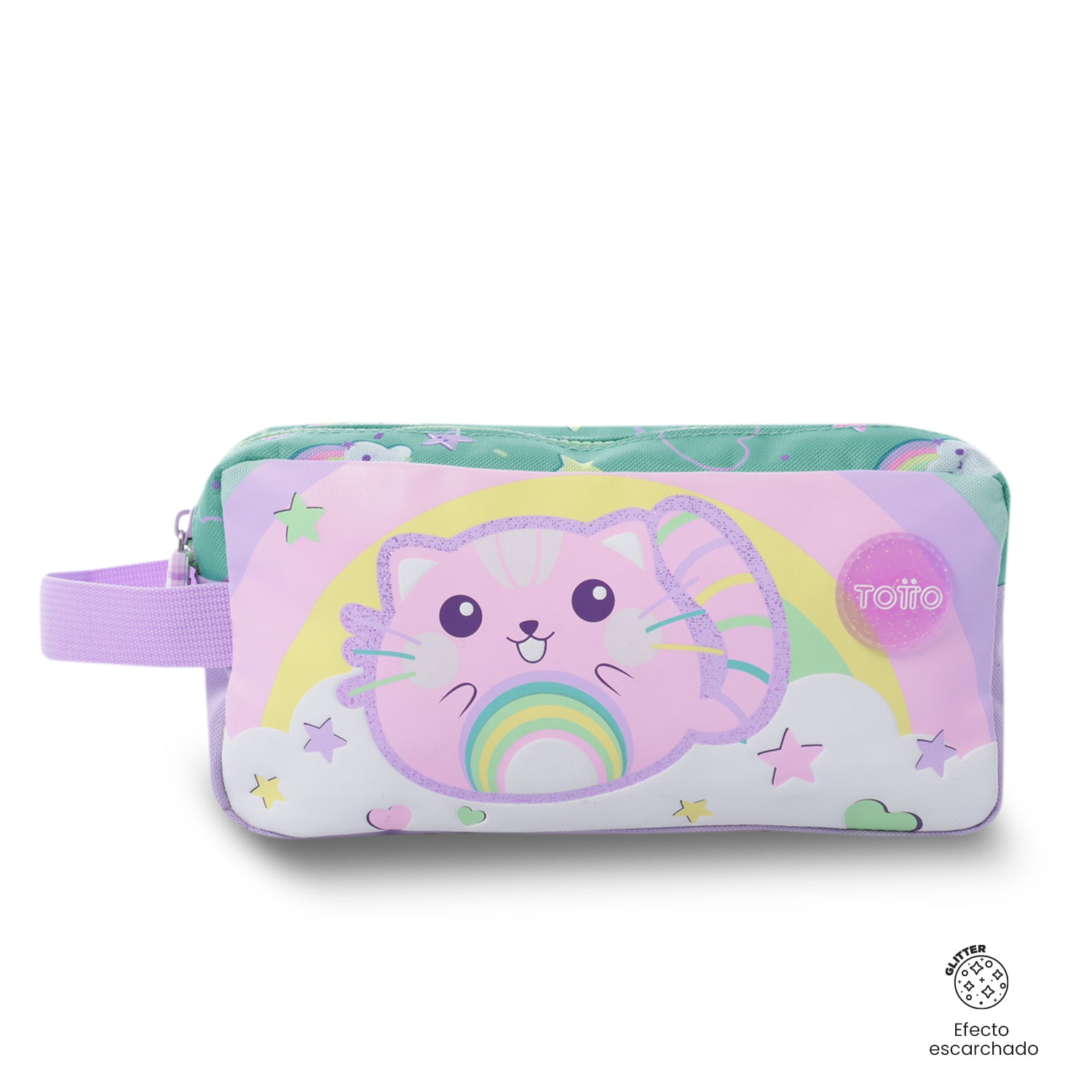 Cartuchera Escolar Grande para Niña 2 Cuerpos Little Magic Azul