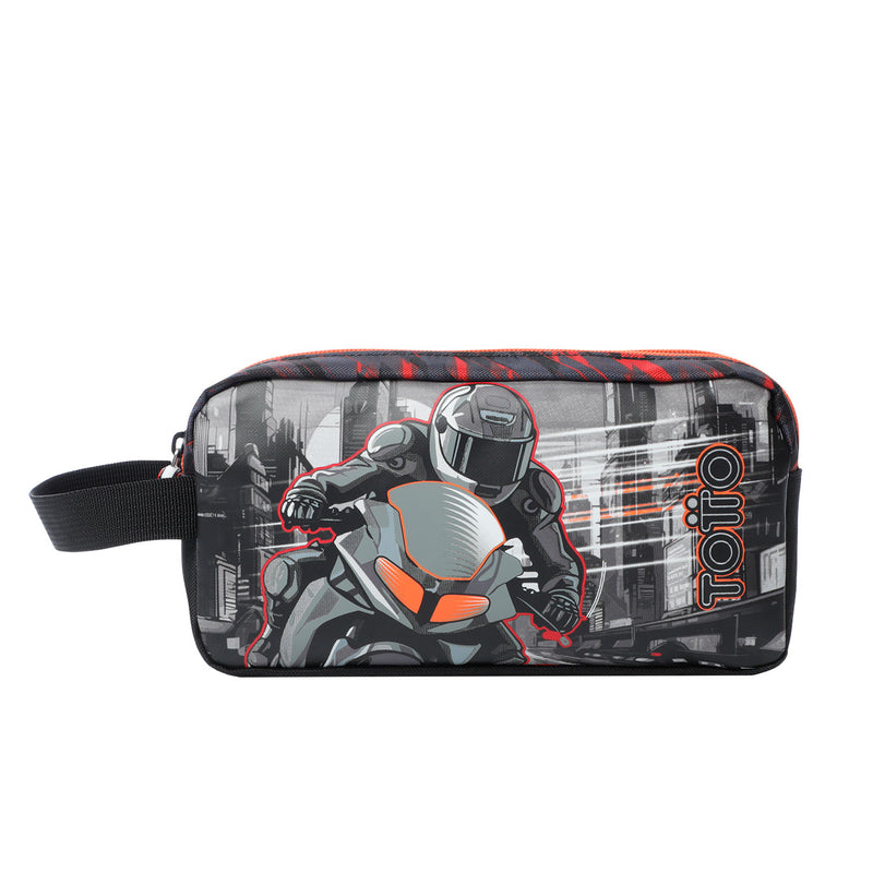 Cartuchera escolar Speed Biker Rojo